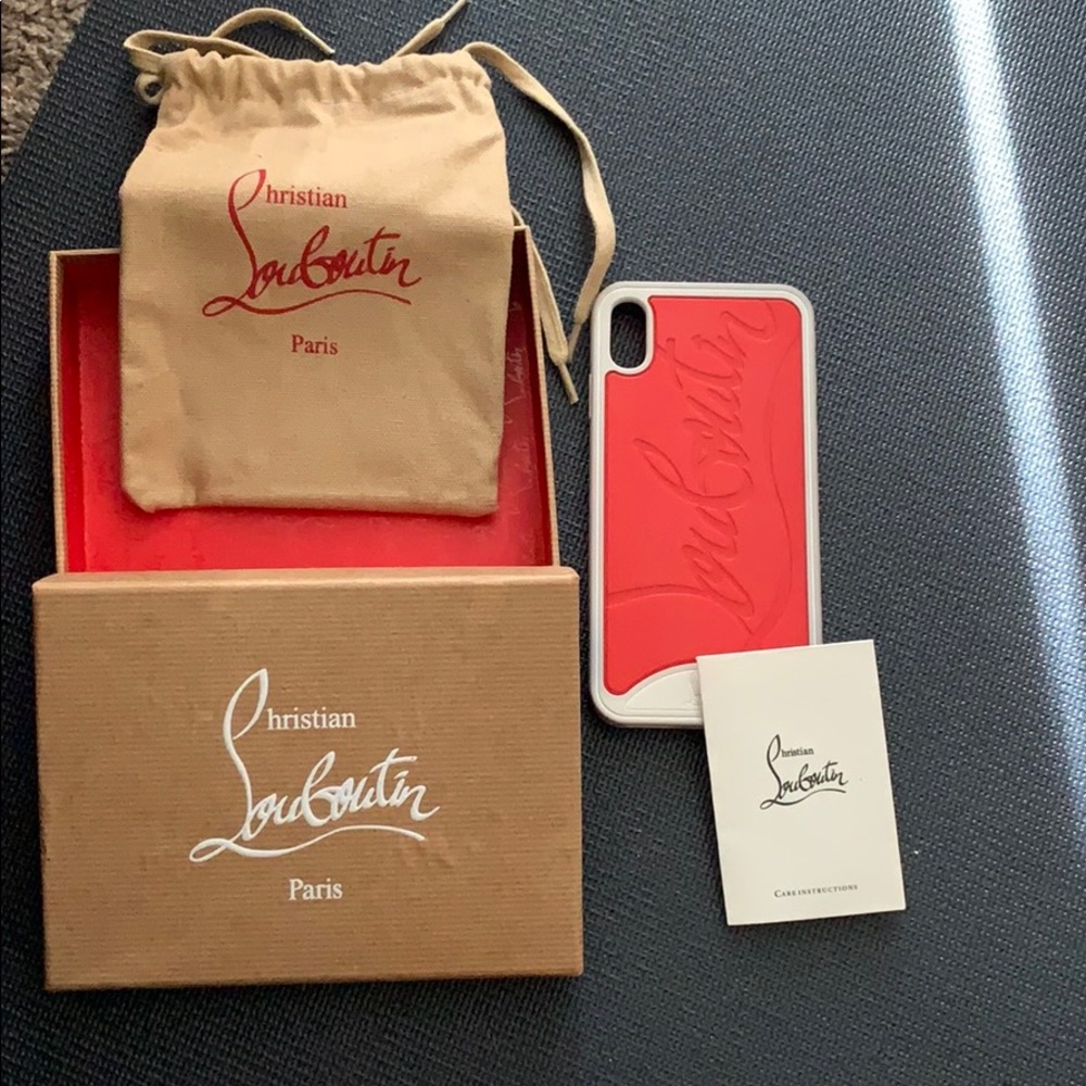 AUTHENTIC Christian Louboutin iPhone XS MAX Case